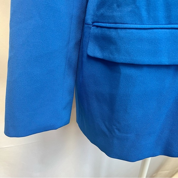 Venus Royal Blue Women’s Open Front Blazer Coat Jacket Size 14 Business Suit - Picture 5 of 15